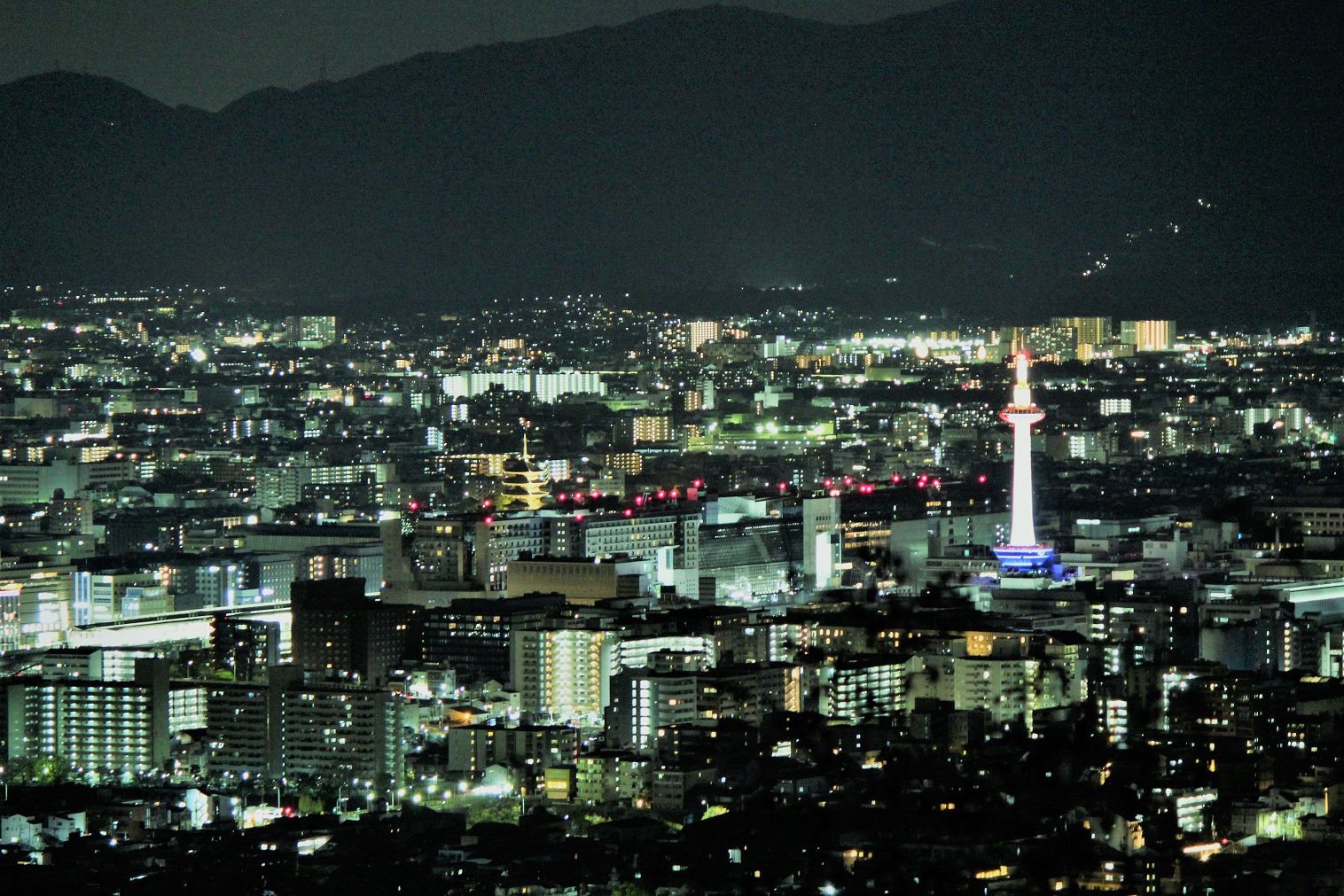 京都市の夜景スポット将軍塚へ行ってきました