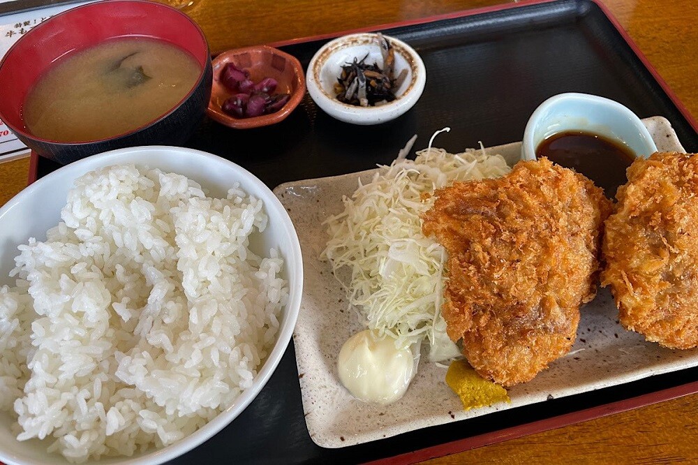 みつぼしさんのメンチカツ定食1